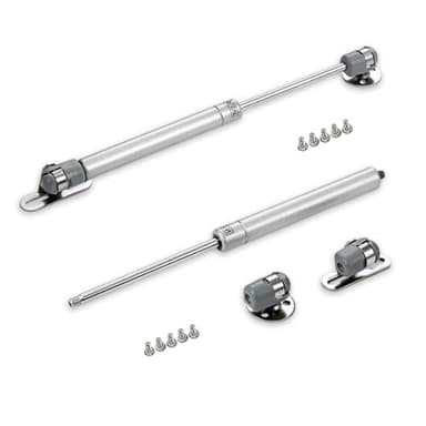GIDWRIY 2 Piezas Amortiguador Puerta Cocina 200 N, Pistones Hidraulicos Muebles, Resorte de Gas Armarios, Muelle Puertas Cocina, Brazo Hidráulico Mueble, Bisagras para Puertas Elevables de Cocina