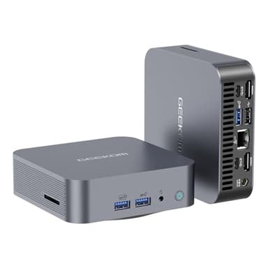 GEEKOM GT13 Pro Mini PC, 13ª generación i7-13620H (10 núcleos, 16 Hilos, hasta 4,9 GHz) 32 GB DDR4 1TB M.2 PCIe SSD Mini Ordenador, Mini PC de sobremesa Windows 11 Pro, Wi-Fi 6E | 8K UHD | USB4*2
