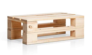 SUENOSZZZ-ESPECIALISTAS DEL DESCANSO Mesa de Jardin de palets Madera. para Conjuntos de Muebles de Jardin, mesita de Centro para Exterior. Palet de Madera