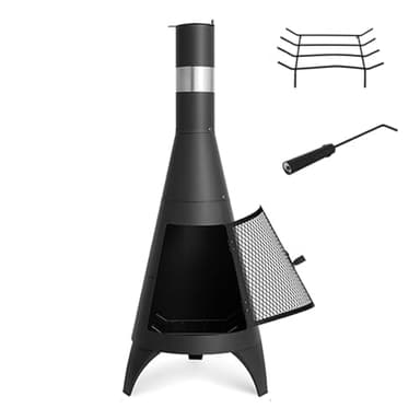 Portátil Estufa Rocket Estufa al Aire Libre Camping Estufa de Leña Fabricado en Acero Laminado en Frío para Calentar Fuegos