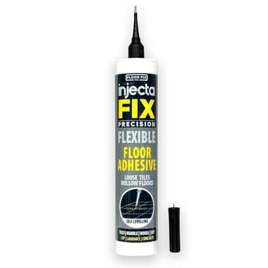 Floor-Fix Pro -Injectafix 300ml - ¡Fija rápidamente las baldosas sueltas sin quitarlas! Con Punta De Inyección Incorporada De 2mm Para Reparaciones Rápidas En Baldosas Con Líneas De Gorut Estrechas