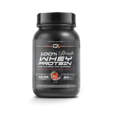 Whey Protein | Proteína en Polvo con Colágeno, Magnesio y Aminoácidos | Aumenta la masa muscular | Apoya el desarrollo y la recuperación muscular | Proteína fácil de digerir | 1kg (1KG, fresa)