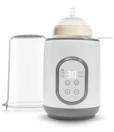 Bixury Calentador de Biberones para Biberones 220V 50w Calienta Biberones Eléctrico 8 en 1 Calientabiberones Multifunción Calienta y Descongela Biberones Temperatura Inteligente y Apagado Automático