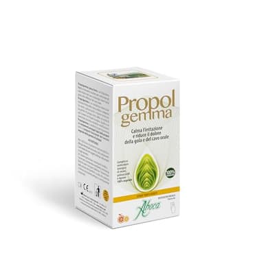 ABOCA - PROPOLGEMMA - SPRAY FUERTE ADULTOS 30 ML protección de la la mucosa, calma l'irritación y reduce el dolor de garganta y de cable oral