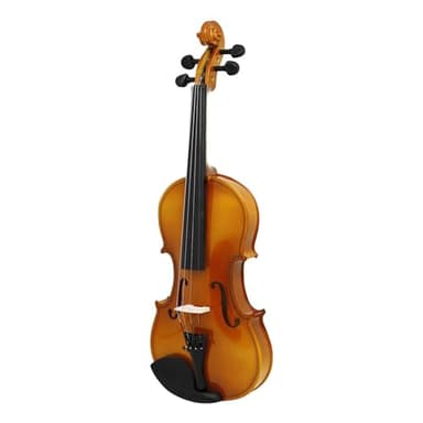 Bestvisse Elegante violín profesional de tamaño completo, hecho a mano, violín de madera, música, escuela, violín hecho a mano, textura de madera