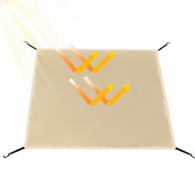 Lona de camping impermeable – Accesorio para moscas de lluvia, cubierta de protección UV, cubierta de lluvia para hamaca, cubierta impermeable para moscas de lluvia, lona de protección UV, accesorios