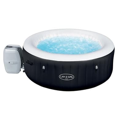 BESTWAY Lay-Z-Spa Miami - Spa Hinchable Para 2-4 Personas, Redondo, 180 x 66 cm