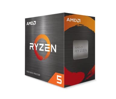 AMD Ryzen 5 5500 Procesador (6 núcleos/12 threads, 65W TDP, Socket AM4, 19MB Caché, Reloj de aumento máx. hasta 4.2 GHz,con ventilador Wraith Stealh)