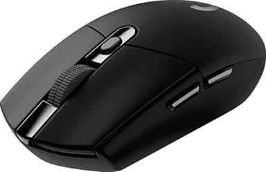 Logitech G305 LIGHTSPEED Ratón Gaming Inalámbrico, Captor HERO 12K, 12,000 DPI, Ultra-ligero, Batería de 250h, 6 Botones Programables, Memoría Integrada, PC/Mac - Negro