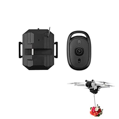 OBEST Lanzador Airdrop de Drone, 2,4G Dron Lanzador Objetos de Mando Distancia un Solo Clic Soporta 780g y 50m Remote para DJI Mini 2 3 Pro SE Mavic Mini Pro Air FIMI X8 SE Pesca, Bodas, Fiestas