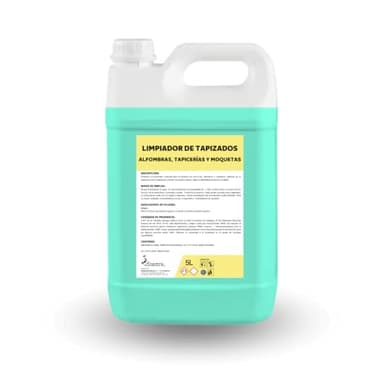 PROQUIMAR – Quitamanchas Profesional para Tapicerías, Alfombras y Telas – Limpieza Eficaz de Manchas Difíciles – Ideal para Hogar, Coches y Muebles – Garrafa de 5L