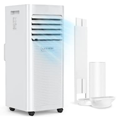 9000 BTU Aire Acondicionado Portátil 3 en 1 Aire Climatizador Deshumidificador e Ventilador, Control Remoto, Temporizador 24H, Modo Sueño e Incluye Kit Ventana, Ar Condicionado para Hogar y Oficina