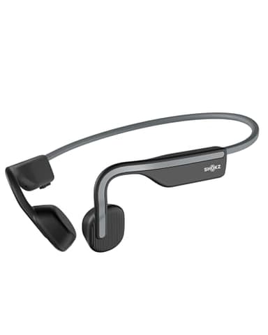 SHOKZ OpenMove Auriculares conducción ósea,Open-Ear Auriculares Deportivos inalámbricos con Bluetooth y micrófono, Resistentes al Agua IP55 para Correr y Ejercicio,6h Duración Batería, con Pegatinas