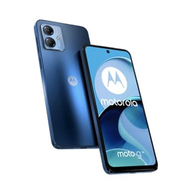 Motorola Moto g14 Smartphone, 8/256, Pantalla 6.5" Full HD+, Sistema de Cámara de 50MP, Audio Dolby Atmos, Android 13, Batería de 5000 Mah, Procesador Octa-Core, Dual-SIM, Azul (Versión ES/PT)