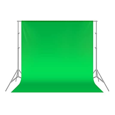 NEEWER Pro Fondo fotográfico 1,8 x 2.8M, Plegable Telón de Fondo de Poliéster para Estudio fotográfico para Fotografía, Vídeo y Televisión, Verde, Incluye únicamente el Fondo
