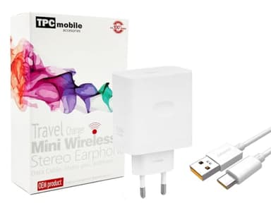 Cargador de Red Super Rápido Compatible Supervoc Charge 33W para OPPO A2, A38, A57e, A57s, A58, A76, A77, A77s, A78, A79, A94, A95, A96, A97, OPPO Reno 7 Lite, Reno 8, Reno 8 Lite, Reno 8T, Reno 8Z