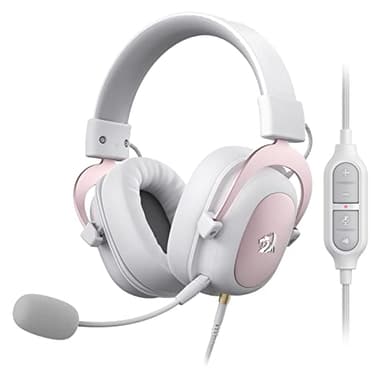 Redragon H510 Auriculares con Cable para Juegos, Sonido Envolvente 7.1, Almohadillas de Espuma viscoelástica, Controladores de 53 mm, Micrófono Desmontable, for PC/PS4 y Xbox One, Nintendo Switch