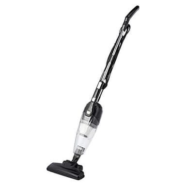 Amazon Basics Aspirador de barra, dispositivo 2 en 1 con cable, motor ECO, filtro HEPA, bajo peso, Negro
