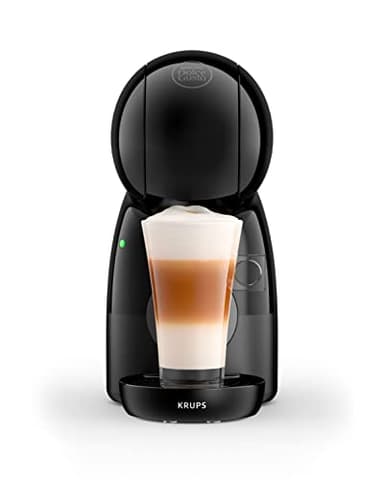 Krups Nescafé Dolce Gusto Piccolo XS - Cafetera cápsulas, 15 bares de presión, 1500 W potencia, depósito de 0.8 L, monodosis multibebidas frías y calientes, manual, compacta, negro y gris