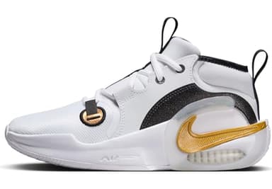 Nike Air Zoom Crossover 2 (GS), Tres Cuartos de Alto, White/Metallic Gold-Black-Tint, 36.5 EU