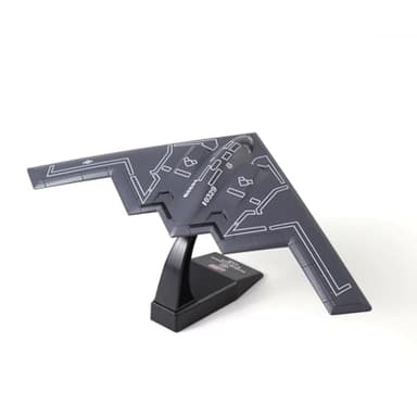 NUOTIE Kit de Modelo de Avión Preconstruido y Terminado a Escala 1/200 del USAF B-2 Spirit Stealth y Bombardero Estratégico: Modelo de Avión de Combate Metálico de Colección o Regalo para Exhibir