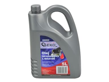 Geko G82022 - Aceite para compresores (5 L), color gris