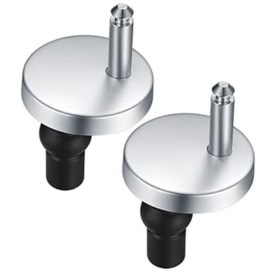 WELHAEPI 2 tornillos para asiento de inodoro, bisagra para tapa de inodoro, fijación de acero inoxidable, piezas de reparación, accesorios