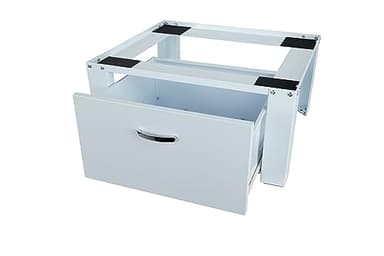 respekta WUGmitSchublade Elevador de Lavadora con cajón, Acero, Weiß