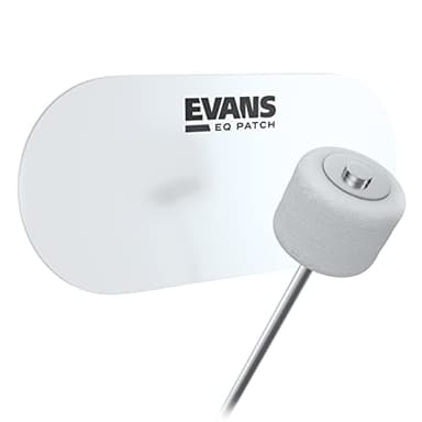 Evans EQ Double Pedal Patch - Clear Plastic