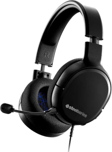 SteelSeries Arctis 1 para PlayStation - Auriculares Gaming - Compatibilidad con Todas las Plataformas - Para PS5, PS4, PC, Xbox, Nintendo Switch, Móvil - Micro ClearCast Desmontable (PlayStation)