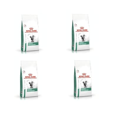 Royal Canin Satiety Weight Management Feline | Paquete de 4 | 4 x 400 g | Alimento Completo para Gatos | Alimento dietético para Gatos con bajo Contenido energético | para Gatos con sobrepeso