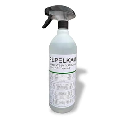 IKM INNOVACIONES QUIMICAS Spray Repelente de Gatos y Perros Anti Orines – Evita Micciones en Exteriores – Acción Duradera y Efectiva – Botella Pulverizadora de 500ML