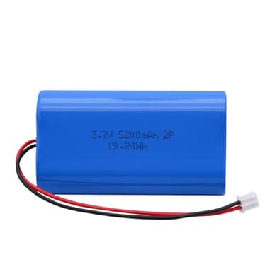 Batería recargable de iones de litio de 3,7 V 5200 mAh con conector PH2.0/2P para productos electrónicos de bricolaje, juguetes, iluminación, dispositivos Bluetooth