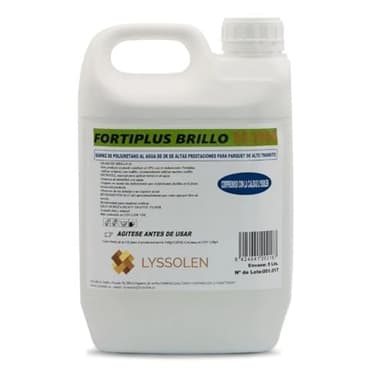 LYSSOLEN - Barniz de Poliuretano para Suelos de Madera al Agua de Un Componente - Protección y Durabilidad Superior - Resalta la Belleza Natural de la Madera (Satinado, 2 Litros)