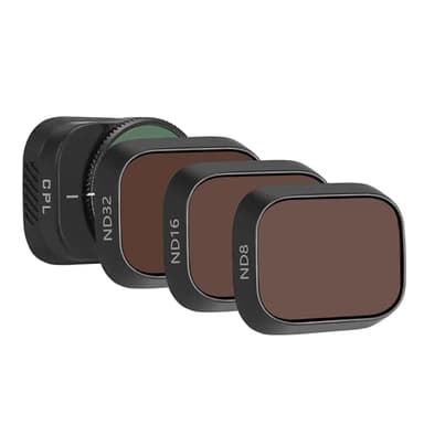 Uvafly Mini 3/Mini 3 Pro Filtro ND polarizador Kit de filtro de lente de cámara compatible con accesorios DJI Mini 3/Mini 3 Pro Drone Pack 4 CPL ND8 ND16 ND32 (plástico)