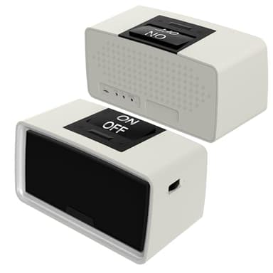 Healvaluefit Reproductor de música Simple para Personas Mayores, Reproductor de audiolibros Sencillo con Tarjeta TF de 32 GB y Lector de Tarjetas para Demencia, Alzheimer (Gris)