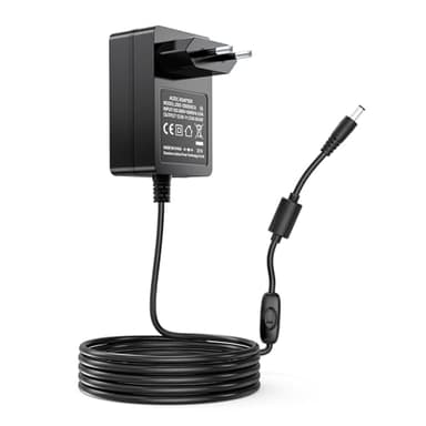 Cable de alimentación 12V 2A para TP-Link Deco Mesh WiFi System Modelos S4, M3, M4, M5, M9, X20, X55, X60, X68, XE75, X90, X4300 Pro, P9