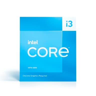 Intel Core i3-13100F, procesador para equipos de sobremesa, 4 núcleos (4 P-cores + 0 E-cores) 12 MB de caché, hasta 4,5 GHz