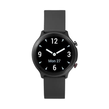 Doro Watch - Reloj Inteligente Mayores - Smartwatch Hombre y Mujer - Reloj Digital - Fitness - Pulsera Actividad - Reloj Seniores Resistente al Agua - Podómetro - Pulsómetro - Android y iOS (Negro)