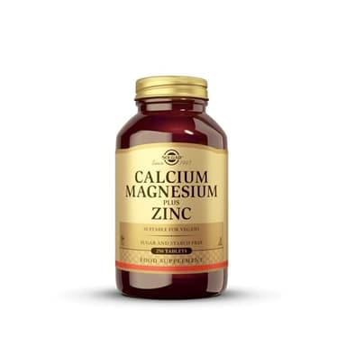 Solgar | Contiene Calcio Magnesio y Zinc | Fórmula combinada de calcio, magnesio y zinc | Minerales | 250 Cápsulas Vegetales