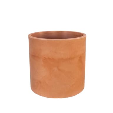 newgarden - Macetero Redondo Hortensia Decorativo para Interior y Exterior. Muy Resistente a los Rayos UV. Maceta Grande para Flores y Plantas Hecho Polietileno en España (40 cm, Terracota)