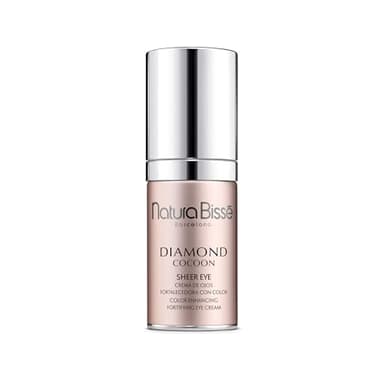 Natura Bissé Diamond Cocoon Sheer Eye | Contorno de Ojos Antiedad con Color con Ácido Hialurónico, Antioxidantes, Vitamina PP y Extracto de Fermentus Glaciarum | 10 ml