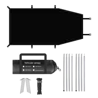 Tienda de campaña de techo para coche, tienda de campaña impermeable, tienda de campaña para coche, equipo de camping ligero, tienda de campaña impermeable, tienda de campaña con estacas y cuerdas