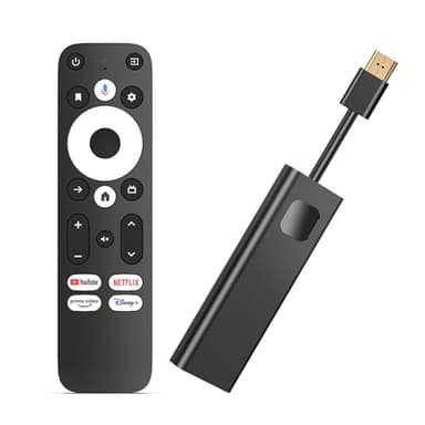 Android TV Stick GD1 4K Streaming Player HDR Box | WiFi | Bluetooth | Play Store | Chromecast | Netflix | Prime Video | Disney+