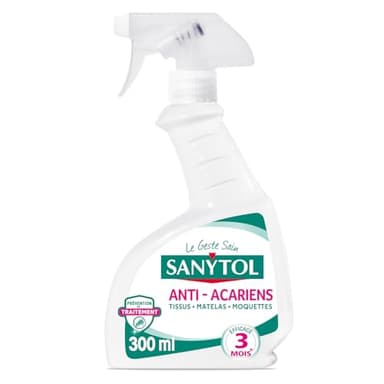 Sanytol 33635110 - Desinfectante líquido antiácaros (300 ml)