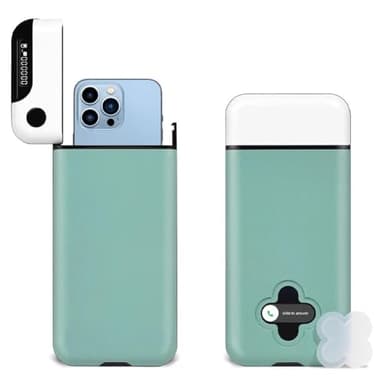 Caja de bloqueo de teléfono celular con temporizador, caja de bloqueo de tiempo portátil, nueva caja de bloqueo de tiempo inteligente para iPhone y teléfono Android para reducir el tiempo de pantalla,