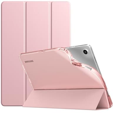TiMOVO Funda para Samsung Galaxy Tab A9+/A9 Plus 11 Pulgadas 2023 SM-X210/X216/X218, Cubierta Delgada TPU Translúcido Compatible con Nuevo Galaxy Tab A9+, Auto Activación/Reposo, Oro Rosa