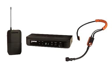 Micrófono inalámbrico Shure BLX14/SM31 para Fitness con batería de 14 horas y alcance de 100m Incluye micrófono de diadema SM31FH y receptor de canal único Banda S8