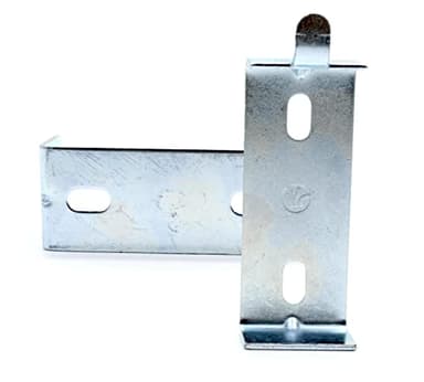 DOJA Industrial | Soporte para Radiador | PACK 2 | Tipo: Uña | Fijacion Pared Triangular para Calefactor Pared | Estantes para Radiadores Electricos, Radiadores de Agua, Emisor Termico, entre otros.