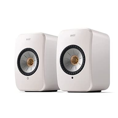 KEF LSX II - Altavoces inalámbricos, Blanco | PC | TV | Monitor | Bluetooth
